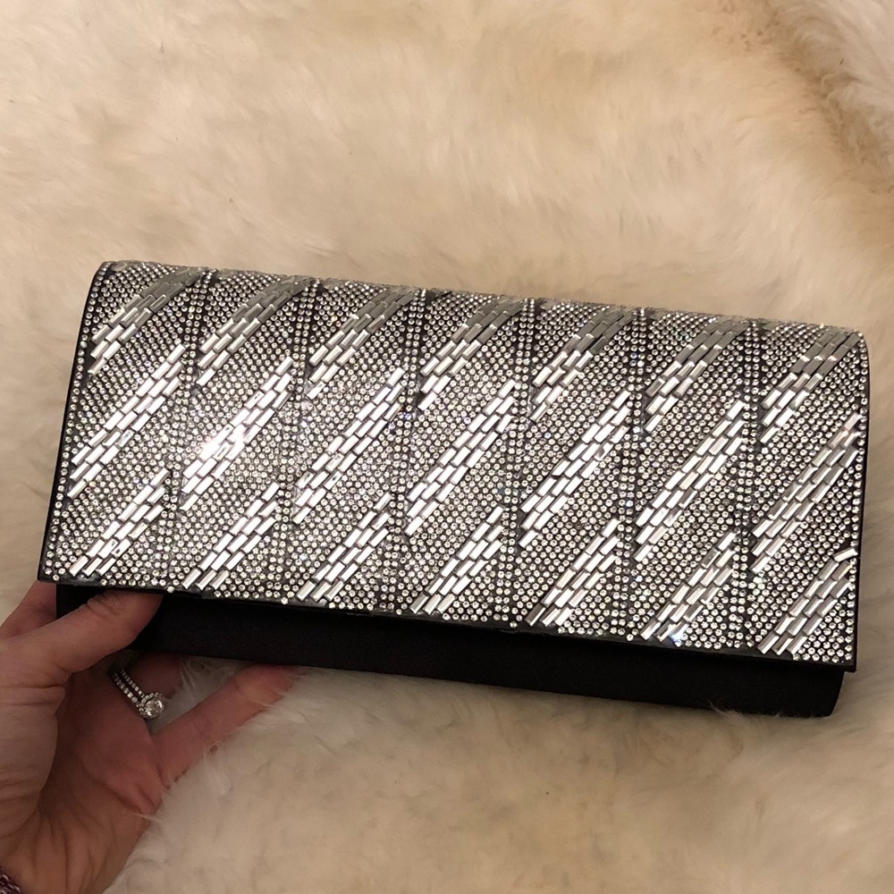 NWT black clutch